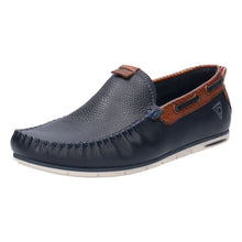 Load image into Gallery viewer, Bugatti Leather Mocassin Dark Blue |321A2X6541
