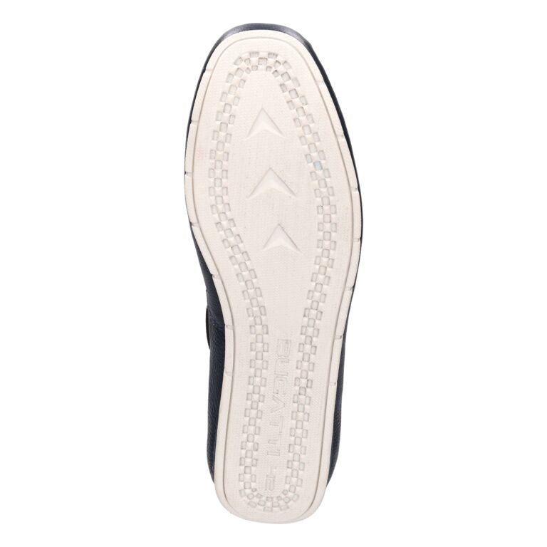 Bugatti Leather Mocassin Dark Blue |321A2X6541