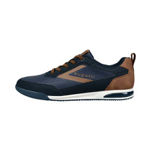 Load image into Gallery viewer, Bugatti Navy and Cognac Trainer|321A381941
