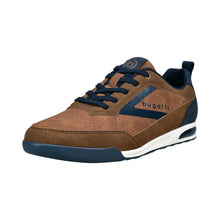 Load image into Gallery viewer, Bugatti Cognac and Navy Trainer|321A381963
