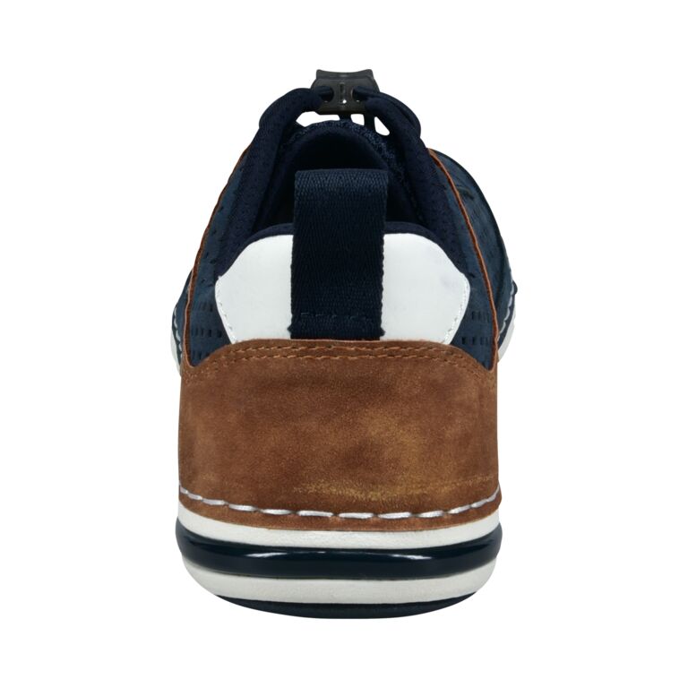 Bugatti Blue and Tan Comfort Shoe|321ASG0341