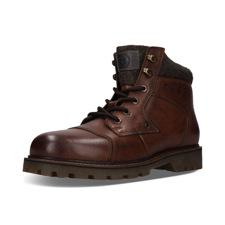 Bugatti Brown Laced Ankle Boot|321AXJ3561