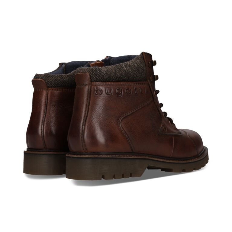 Bugatti Brown Laced Ankle Boot|321AXJ3561