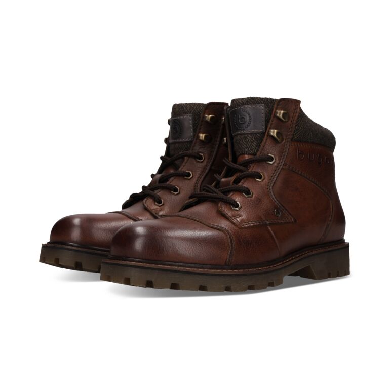Bugatti Brown Laced Ankle Boot|321AXJ3561