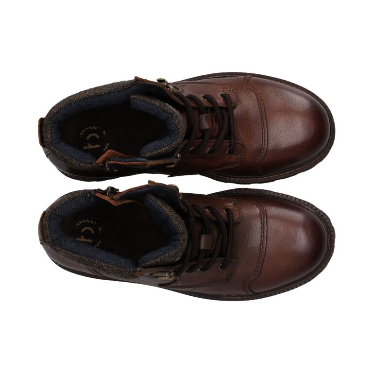 Bugatti Brown Laced Ankle Boot|321AXJ3561