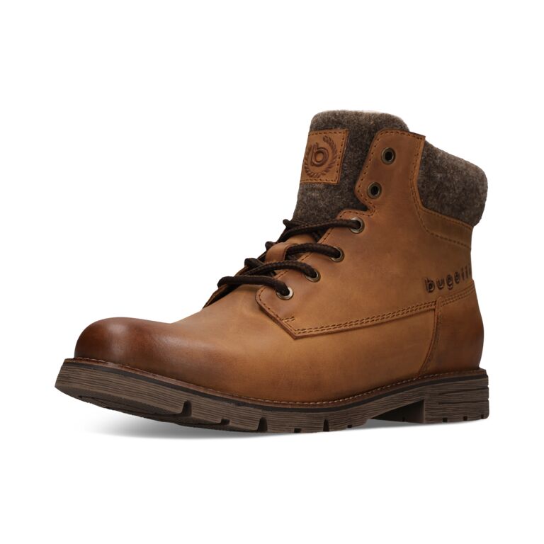 Bugatti Brown Laced Ankle Boot|321AYF5063