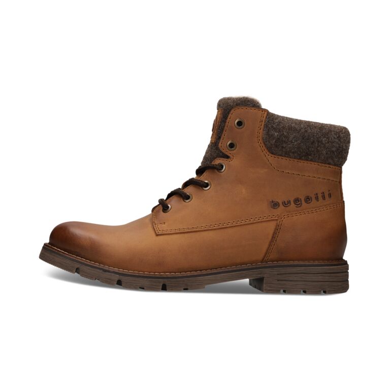 Bugatti Brown Laced Ankle Boot|321AYF5063