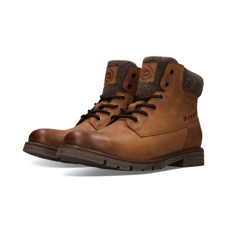 Bugatti Brown Laced Ankle Boot|321AYF5063