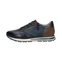 Load image into Gallery viewer, Bugatti Navy Leather Trainer|331AG809NA
