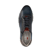 Load image into Gallery viewer, Bugatti Navy Leather Trainer|331AG809NA

