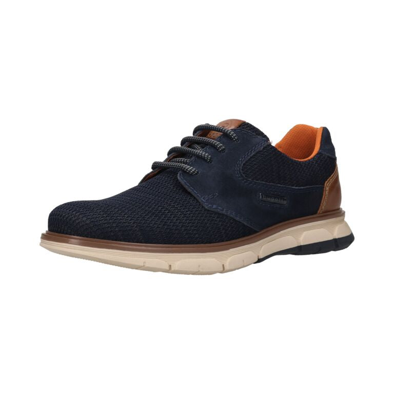 Bugatti Navy Lace Up Shoe|331AWB0341