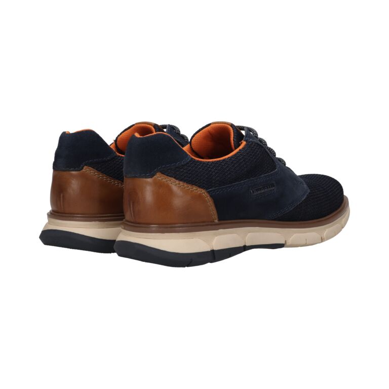 Bugatti Navy Lace Up Shoe|331AWB0341