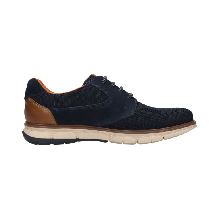 Bugatti Navy Lace Up Shoe|331AWB0341
