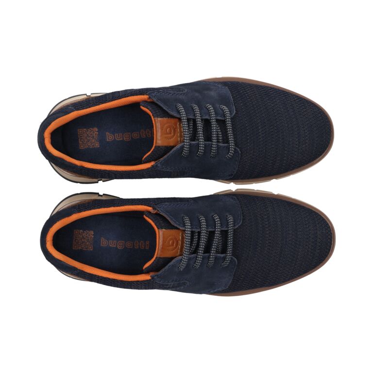 Bugatti Navy Lace Up Shoe|331AWB0341