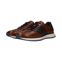 Load image into Gallery viewer, Bugatti Brown and Navy Leather Trainer|331AWC0163
