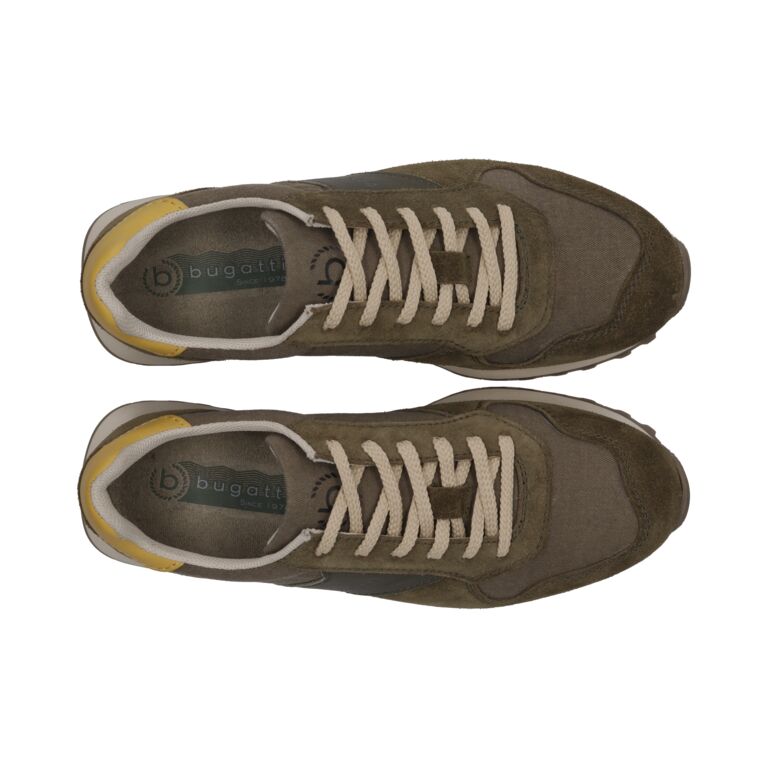 Bugatti Dark Green & Yellow Trainer|331AWD0171