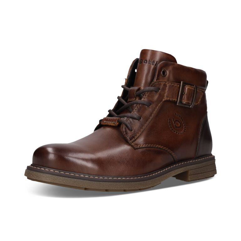 Bugatti Dark Brown Laced Ankle Boot|331AYM3463