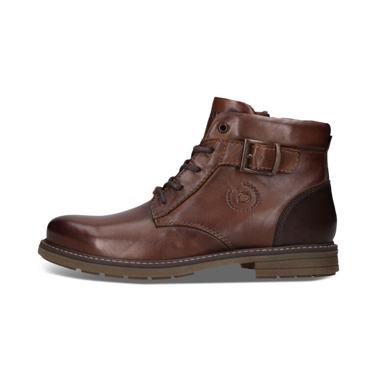 Bugatti Dark Brown Laced Ankle Boot|331AYM3463