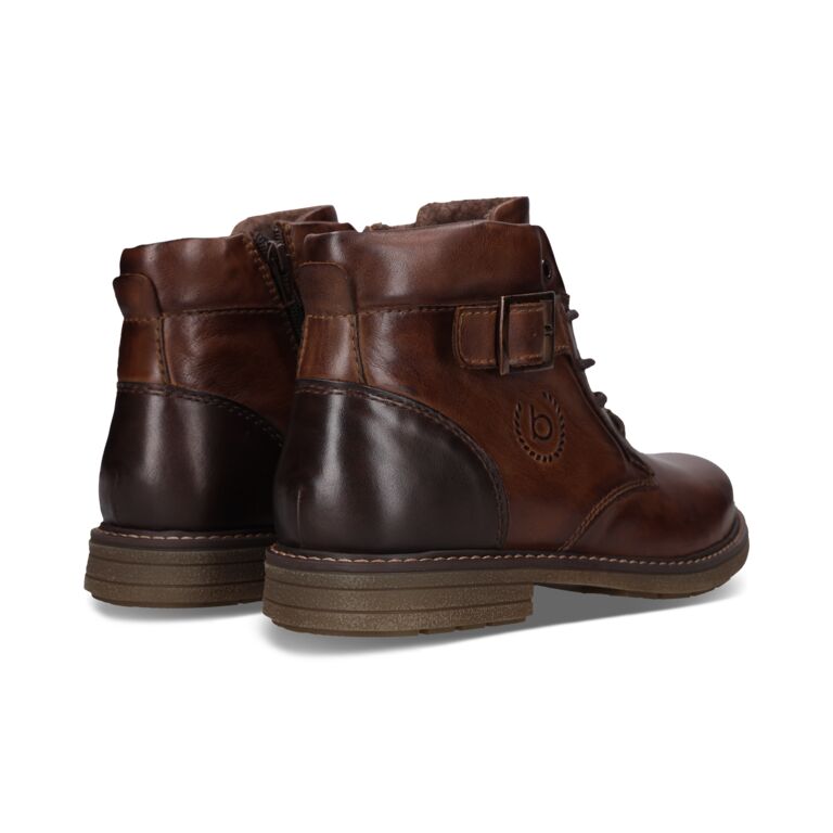 Bugatti Dark Brown Laced Ankle Boot|331AYM3463