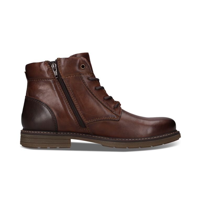Bugatti Dark Brown Laced Ankle Boot|331AYM3463