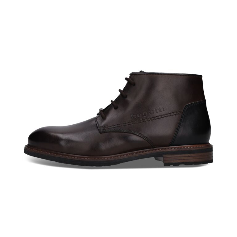 Bugatti Dark Brown Laced Ankle Boot|331AYR3161