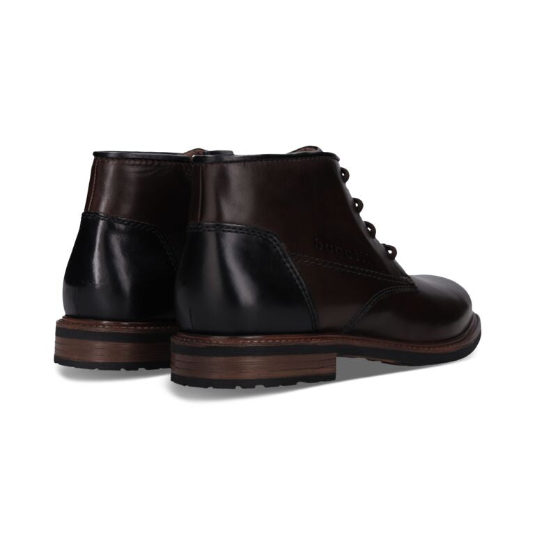 Bugatti Dark Brown Laced Ankle Boot|331AYR3161