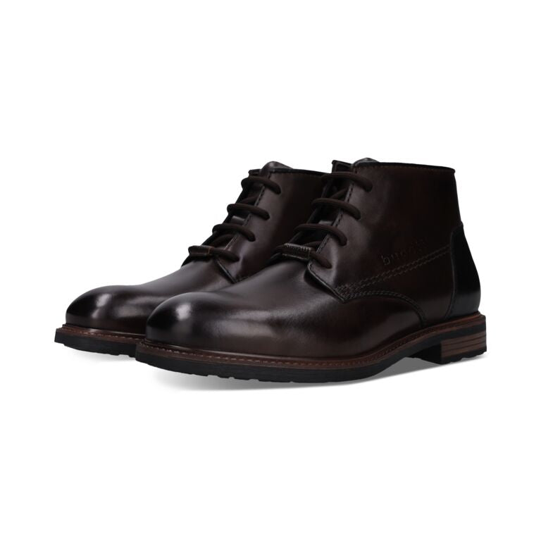 Bugatti Dark Brown Laced Ankle Boot|331AYR3161