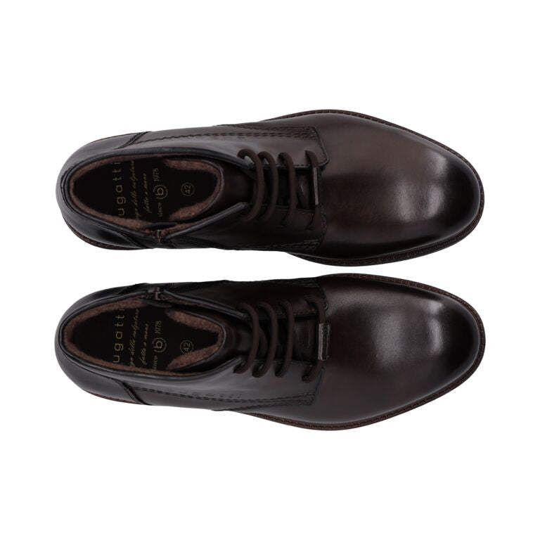 Bugatti Dark Brown Laced Ankle Boot|331AYR3161