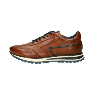 Bugatti Cognac Leather Smart Trainer|332AG804CO