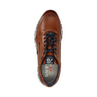 Bugatti Cognac Leather Smart Trainer|332AG804CO