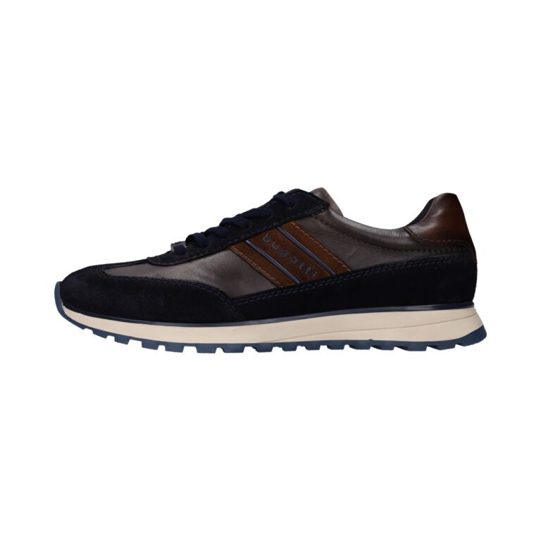 Bugatti navy and Cognac Trainer| 332AWC0341
