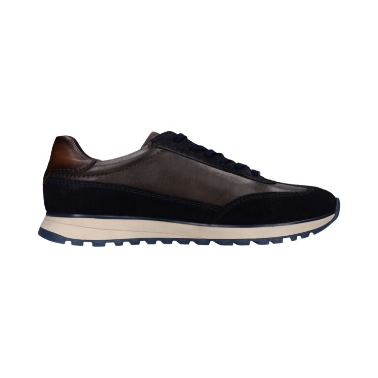Bugatti navy and Cognac Trainer| 332AWC0341