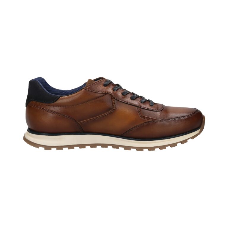 Bugatti Cognac leather Trainer|335A021P63