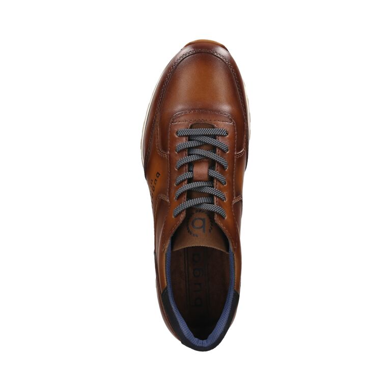 Bugatti Cognac leather Trainer|335A021P63