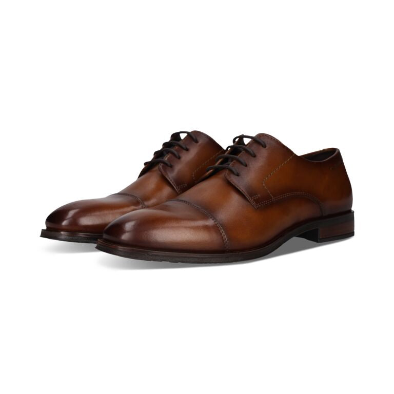 Salamander Cognac Business Laced Shoe|E11AXY0163
