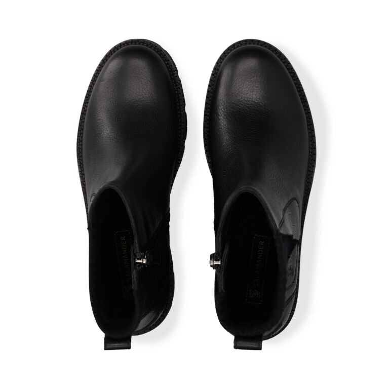 Salamander Black Block Heel Boot|F31AXW3210