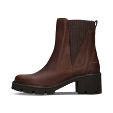 Load image into Gallery viewer, Salamander Brown Block Heel Boot|F31AXW3264
