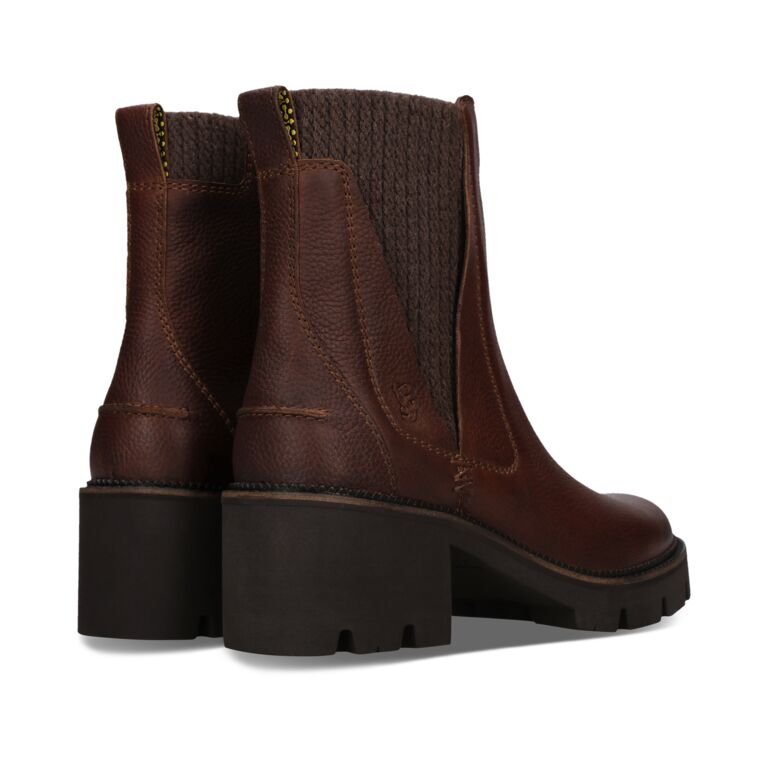Salamander Brown Block Heel Boot|F31AXW3264