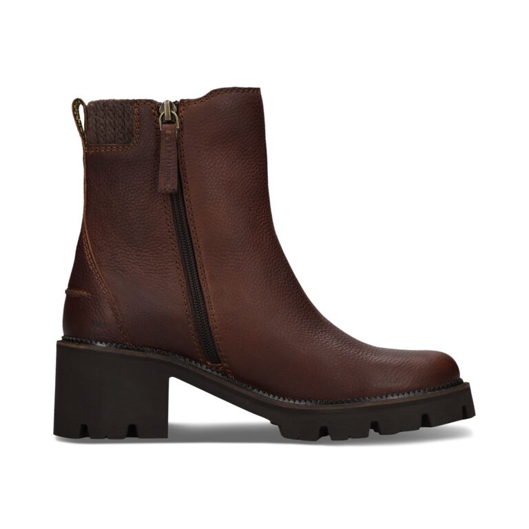 Salamander Brown Block Heel Boot|F31AXW3264
