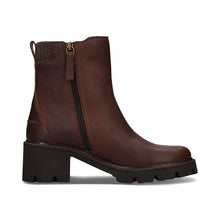 Load image into Gallery viewer, Salamander Brown Block Heel Boot|F31AXW3264
