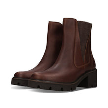 Load image into Gallery viewer, Salamander Brown Block Heel Boot|F31AXW3264
