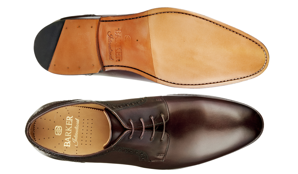 Barker Formal Brown Leather Brogue |Morriston
