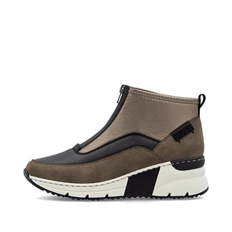 Rieker Brown Multi Ankle Boot|N635225B