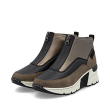 Load image into Gallery viewer, Rieker Brown Multi Ankle Boot|N635225B
