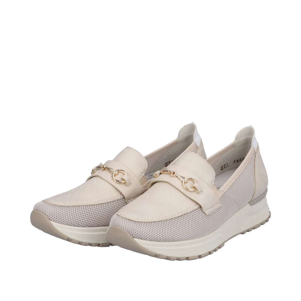 Rieker N745560WHT- Loafer.
