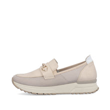 Load image into Gallery viewer, Beige loafer shoe on a white background
