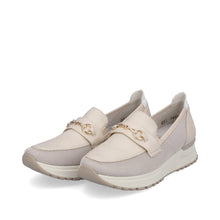 Load image into Gallery viewer, Rieker Beige Comfort Loafer|N745560M
