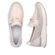 Load image into Gallery viewer, Rieker Beige Comfort Loafer|N745560M
