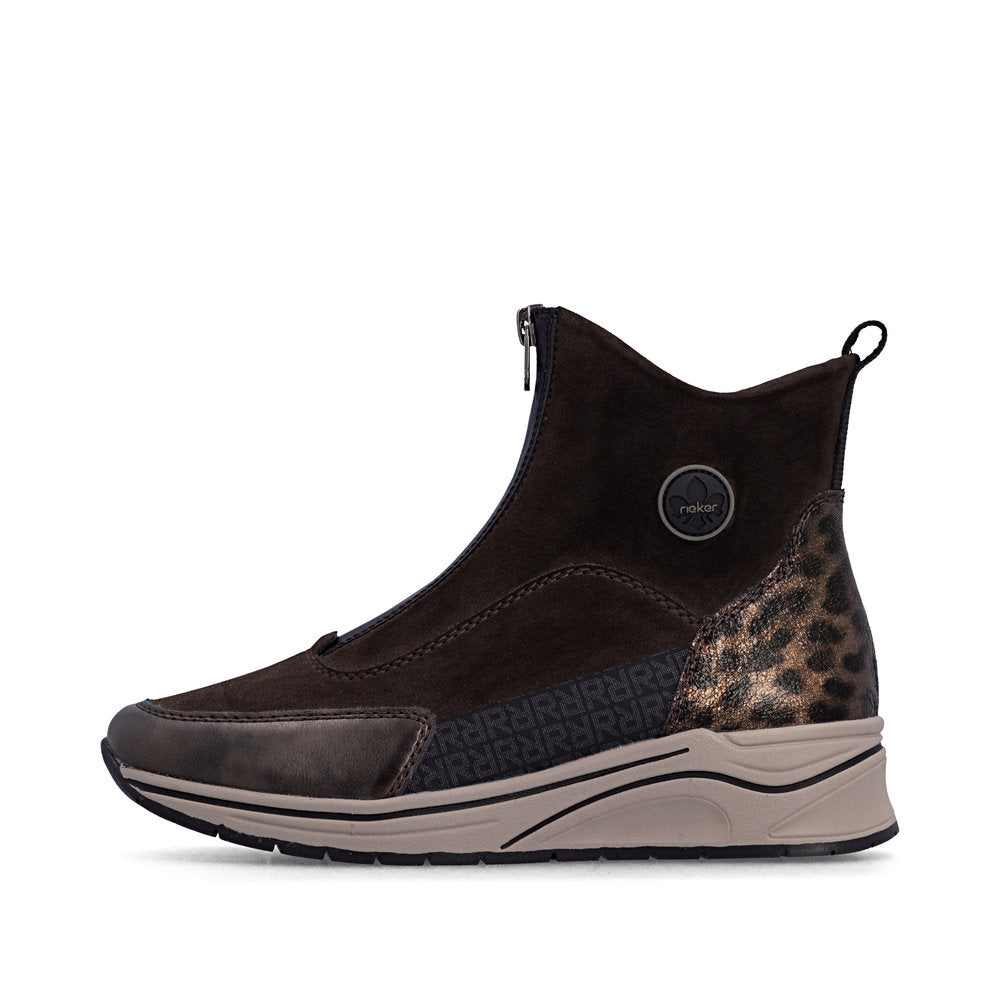 Rieker Black Wide Fit Ankle Boot|N955425