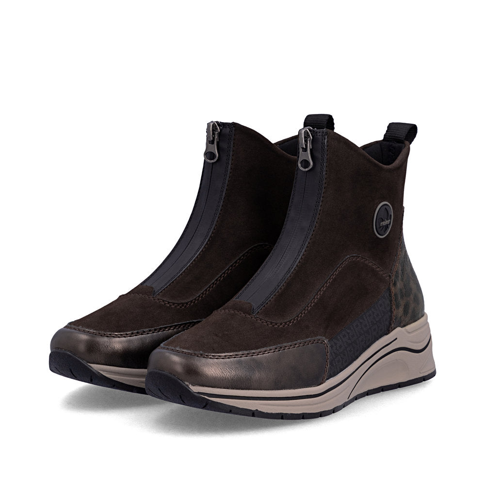Rieker Black Wide Fit Ankle Boot|N955425